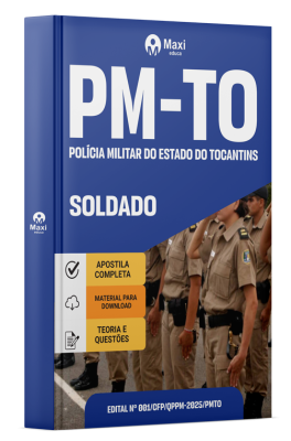 Apostila PM-TO 2025 - Soldado