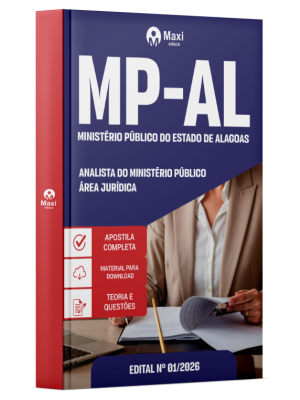 Apostila MP-AL 2026 - Analista do Ministério Público - Área Jurídica