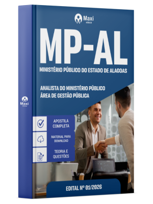 Apostila MP-AL 2026 - Analista do Ministério Público - Área Gestão Pública