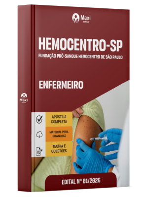 Apostila Hemocentro-SP 2026 - Enfermeiro