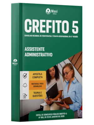 Apostila CREFITO-5ª-Região 2026 - Assistente Administrativo