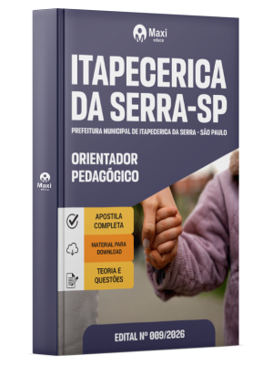 Apostila Prefeitura de Itapecerica da Serra - SP 2026 - Orientador Pedagógico
