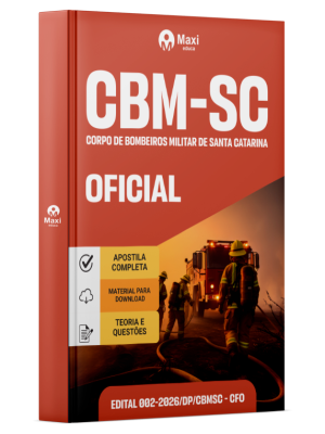 Apostila CBM-SC 2026 - Curso de Formação de Oficiais