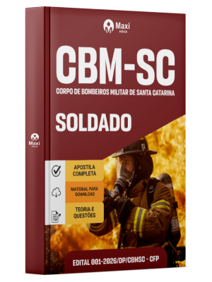 Apostila CBM-SC 2026 - Curso de Formação de Praças/Soldados