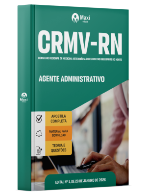 Apostila CRMV-RN 2026 - Agente Administrativo