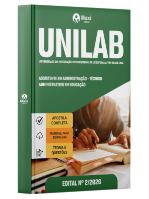 Apostila UNILAB 2026 - Assistente em Administração - Técnico-Administrativo em Educação