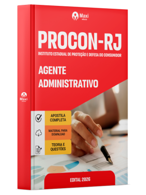 Apostila PROCON-RJ 2026 - Agente Administrativo
