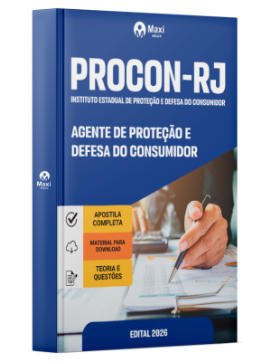 Apostila PROCON-RJ 2026 - Agente de Proteção e Defesa do Consumidor
