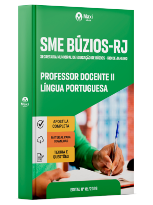 Apostila Prefeitura de Armação dos Búzios-RJ 2026 - Professor Docente II - Língua Portuguesa