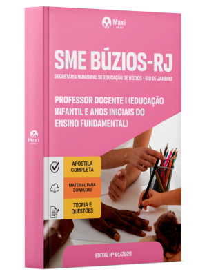 Apostila Prefeitura de Armação dos Búzios-RJ 2026 - Professor Docente I (Educação Infantil e Anos Iniciais do Ensino Fundamental)