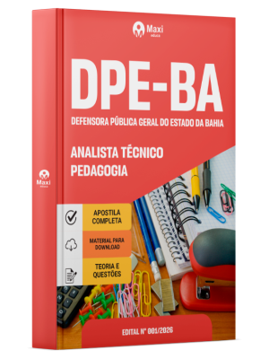 Apostila DPE-BA 2026 - Analista Técnico - Pedagogia