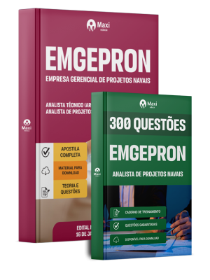 Combo EMGEPRON 2026 - Analista de Projetos Navais - Analista Técnico (Arquivista)