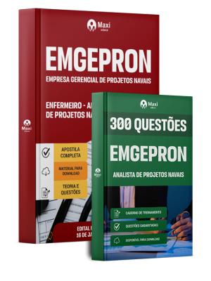 Combo EMGEPRON 2026 - Analista de Projetos Navais - Enfermeiro