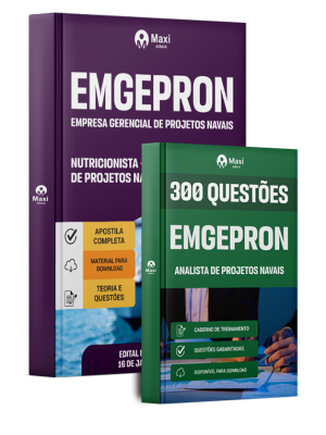 Combo EMGEPRON 2026 - Analista de Projetos Navais - Nutricionista