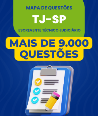 Mapa de Questões Online - TJ-SP Escrevente - 9 Mil Questões