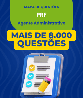 Mapa de Questões PRF - Agente Administrativo - 8 Mil Questões