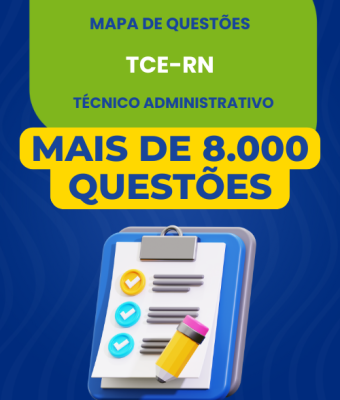 Mapa de Questões Online - TCE-RN - Técnico Administrativo - 8 Mil Questões