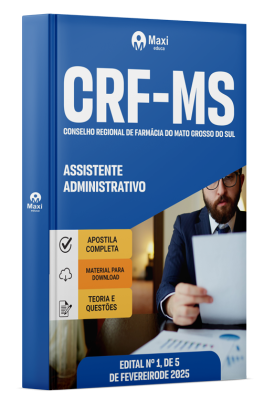 Apostila CRF-MS 2025 - Assistente Administrativo