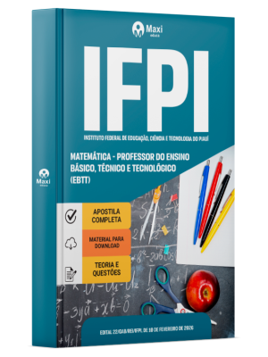 Apostila IFPI 2026 - Professor do Ensino Básico, Técnico e Tecnológico (EBTT) - Matemática