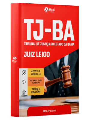 Apostila TJ-BA 2026 - Juiz Leigo