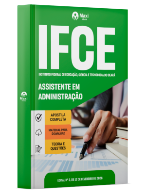 Apostila IFCE 2026 - Assistente em Administração