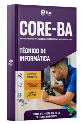 Apostila CORE-BA 2024 - Técnico de Informática