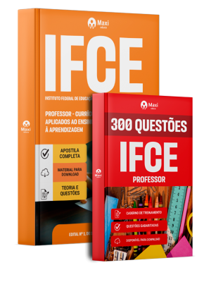 Combo IFCE 2026 - Professor - Currículos e Estudos Aplicados ao Ensino e à Aprendizagem
