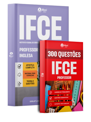 Combo IFCE 2026 - Professor - Língua Inglesa