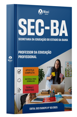 Apostila SEC-BA 2025 - Professor da Educação Profissional