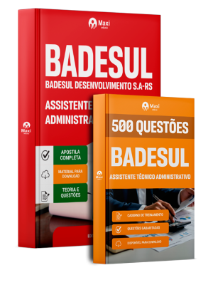 Combo BADESUL 2026 - Assistente Técnico Administrativo