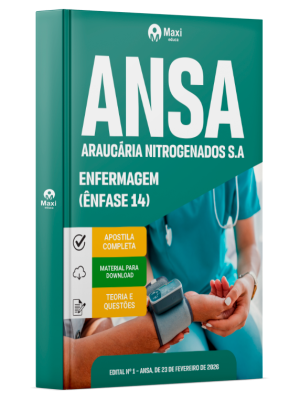 Apostila ANSA 2026 - Ênfase 14: Enfermagem