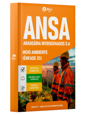 Apostila ANSA 2026 - Ênfase 21: Meio Ambiente