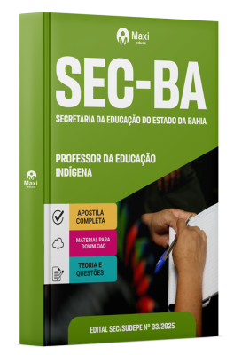 Apostila SEC-BA 2025 - Professor da Educação Indígena