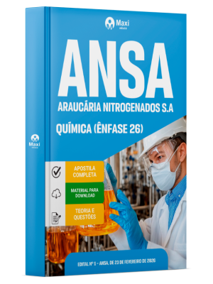 Apostila ANSA 2026 - Ênfase 26: Química