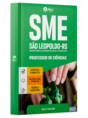 Apostila Prefeitura de São Leopoldo - RS 2026 - Professor de Ciências