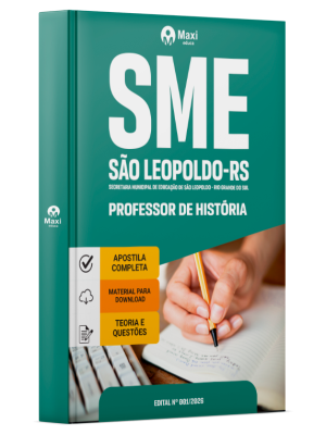 Apostila Prefeitura de São Leopoldo - RS 2026 - Professor de História