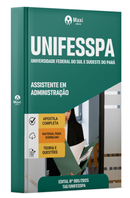 Apostila Unifesspa 2025 - Assistente em Administração