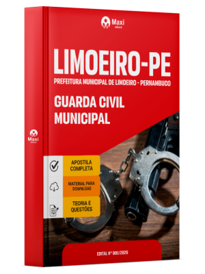 Apostila Prefeitura de Limoeiro-PE 2026 - Guarda Civil Municipal