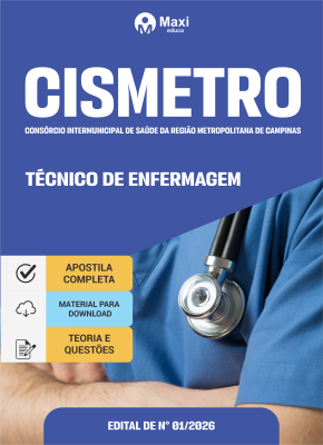 Apostila CISMETRO 2026 - Técnico de Enfermagem