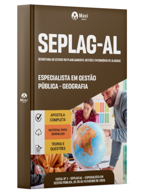 Apostila SEPLAG-AL 2026 - Especialista em Gestão Pública - Especialidade: Geografia