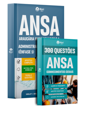 Combo ANSA 2026 - Ênfase 1:  Administração