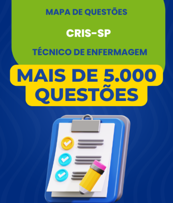 Mapa de Questões Online - CRIS-SP - Técnico de Enfermagem - 5 Mil Questões