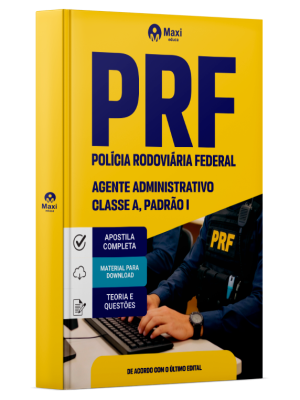 Apostila PRF 2026 - Agente Administrativo - Classe A, Padrão I