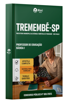 Apostila Prefeitura de Tremembé - SP 2025 - Professor De Educação Básica I