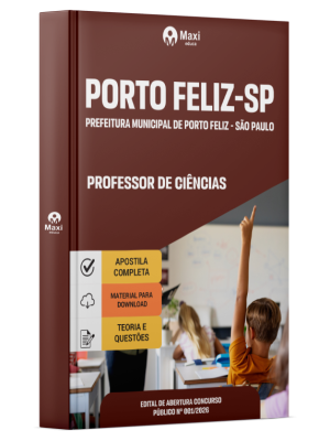 Apostila Prefeitura de Porto Feliz - SP 2026 - Professor de Ciências