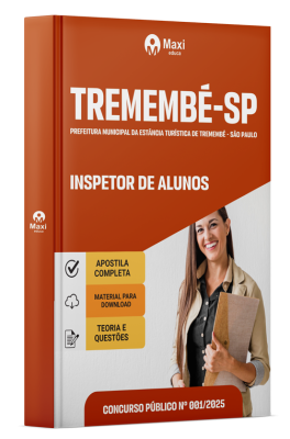 Apostila Prefeitura de Tremembé - SP 2025 - Inspetor De Alunos