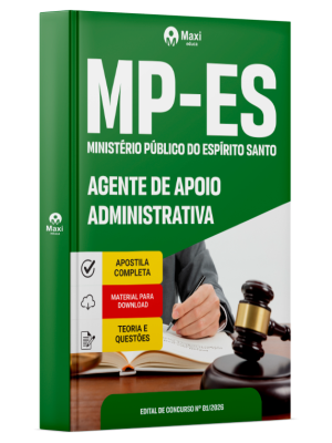 Apostila MP-ES 2026 - Agente de Apoio - Administrativa 