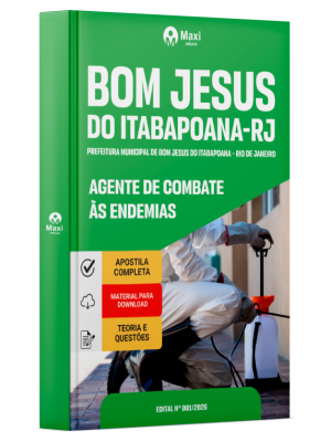 Apostila Prefeitura de Bom Jesus do Itabapoana-RJ 2026 - Agente de Combate às Endemias