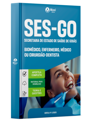 Apostila SES-GO 2026 - Categoria I: Biomédico, Enfermeiro, Médico ou Cirurgião-Dentista