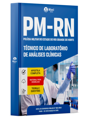 Apostila PM-RN 2026 - Praças - Técnico de Laboratório de Análises Clínicas